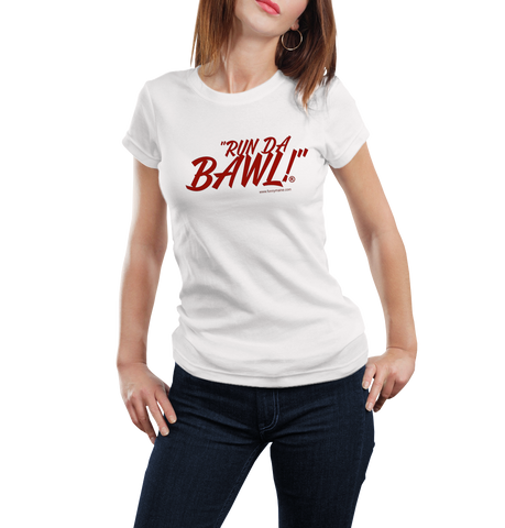 Run Da Bawl White (WOMEN)